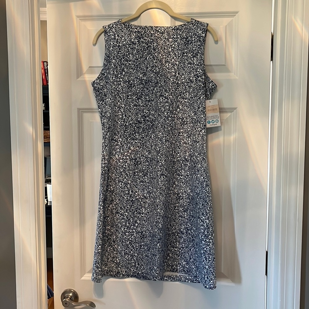 MAHI Gold Ryder Dress Medium Navy Print New with tags